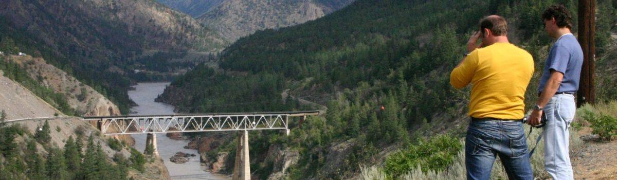 Lillooet BC Canada in the Cariboo Chilcotin Coast region