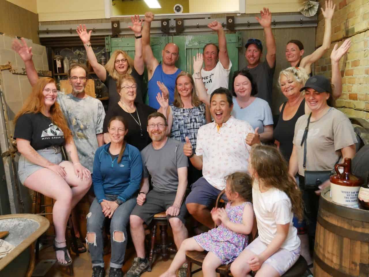 The Canada Adventure Seekers gather for a photo shoot without costumes in Saskatchewan Canada.