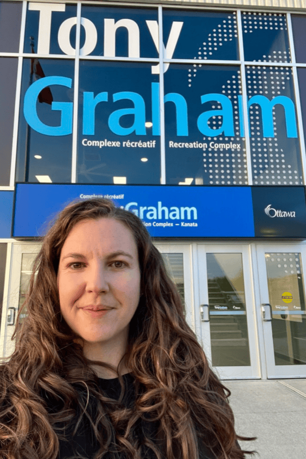 Front entrance to the Tony Graham Recreation Complex, Kanata, ON