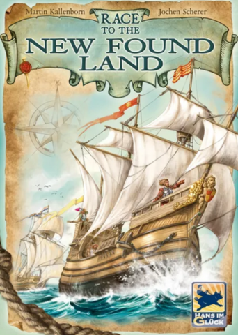 The Canadian-themed game Race to the New Found Land takes players on an exciting voyage at sea while requiring a mix of strategy and luck to reach victory.