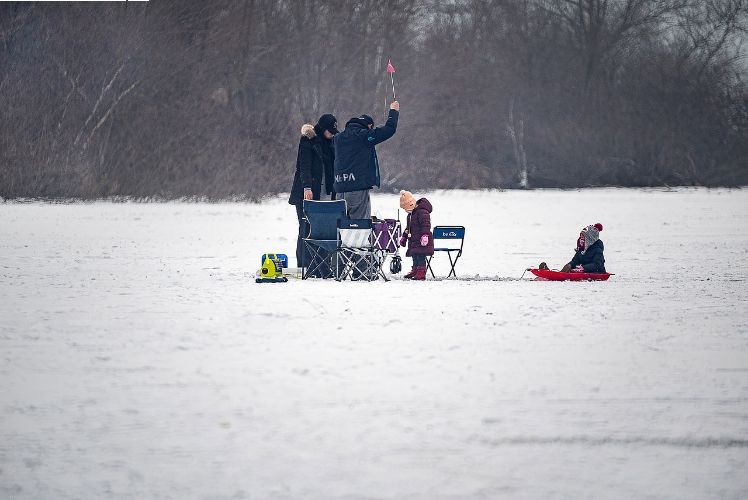 Ice fishing in Cranbrook BC Canada. A family adventure on the lakes and rivers in the southern interior of BC.