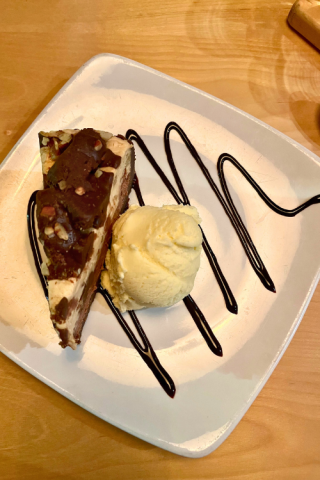 Chocolate peanut butter cheesecake at the Brew Table in Kanata, Ontario, Canada