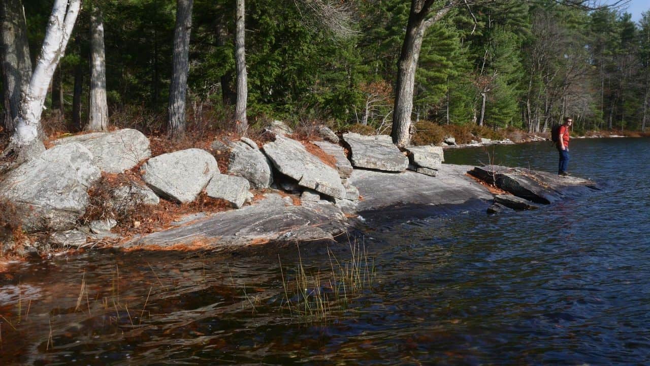 The Rocky Shores Of Hardy Lake