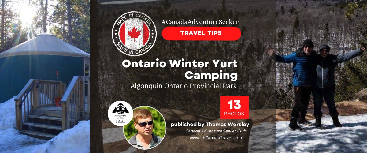 Ontario Winter Yurt Camping