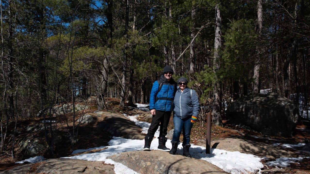 Lookout Trail in Algonquin Provincial Park in Ontario Canada