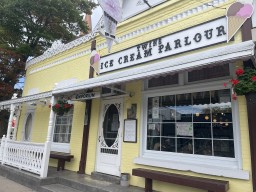 Twin's Ice Cream Parlour Front Porch Port Rowan Ontario