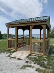 Gazebo at Turner Park Little Current Ontario Canada 