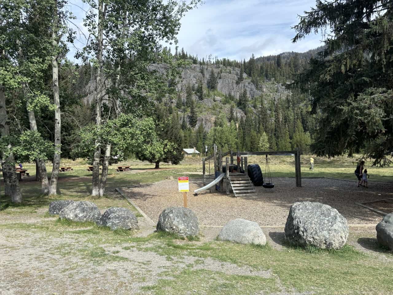 Playground at Manning Park Resort 2024-09-29 - Another reason families often stop at Manning Park while on a road trip - a playground for the children. 