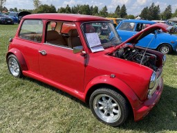 Classic MINI at British Car Day at Bronte Creek Provincial Park Oakville Ontario Canada