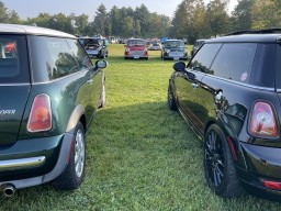 British Car Day Old and New MINIS at Bronte Provincial Park 