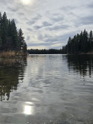 Beaver Lake near Sundre Alberta Canada 