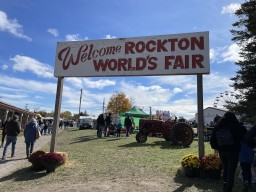 Rockton World's Fair Entrance Sign