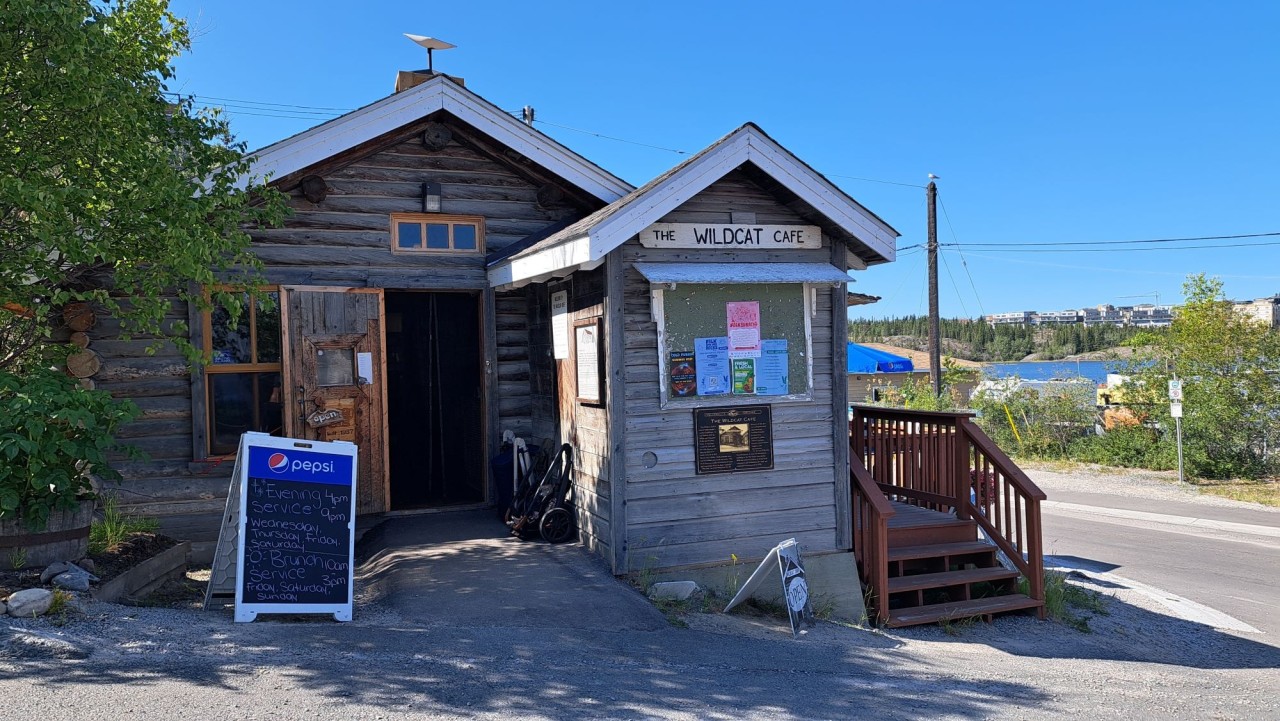 Wildcat Cafe in Old Town Yellowknife - Built in 1937, the Wildcat Cafe is one of Yellowknife's oldest buildings. It is one of the most popular places to eat in Yellowknife and is famous for its cinnamon buns.