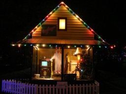 Christmas Story Themed Display at the Simcoe Christmas Panorama