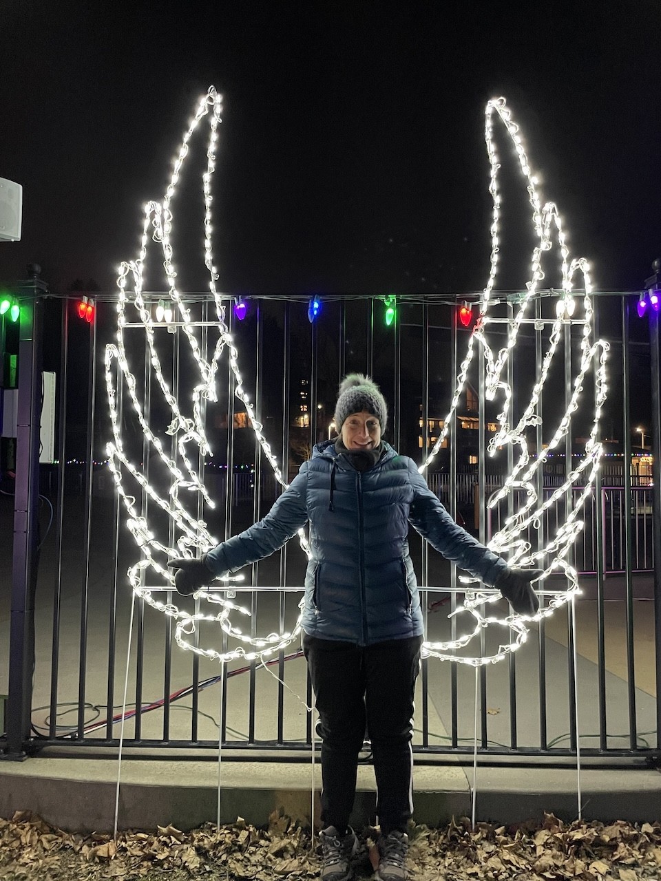 Lights Along the Grand Pictures Spots in Caledonia Ontario Canada  - There were a number of fantastic picture and selfie spots at Lights Along the Grand in Caledonia, Ontario, Canada.