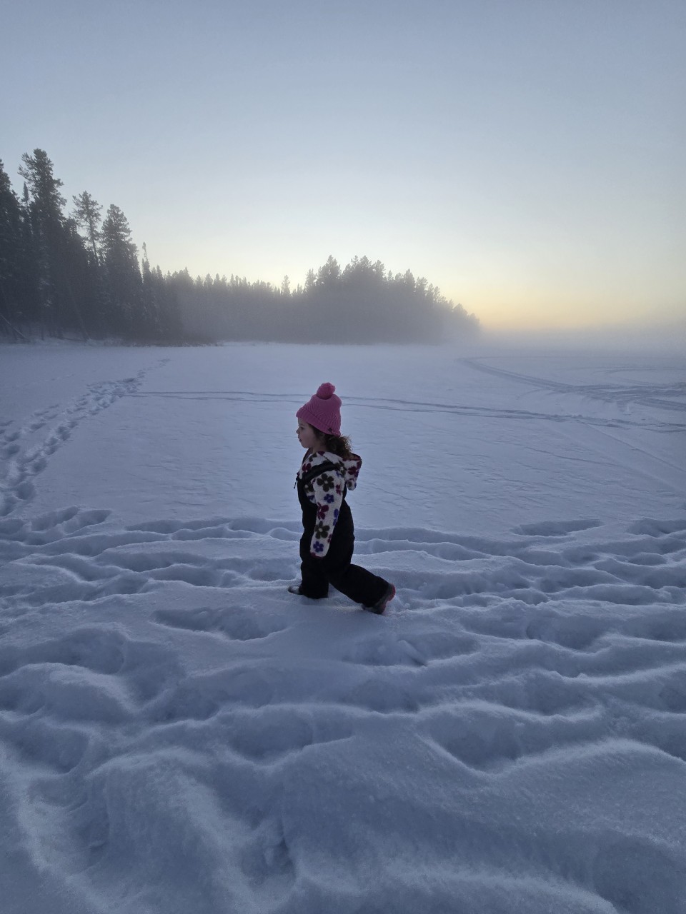 Little Seeker Loves Ice Fishing - Although she has yet to land her own fish through the ice, my daughter absolutely loves coming with me for these mini fishing adventures. I used to spend 12-24 hours out on the ice at a time. These days it's just short quick trips. But everyone is happy. 