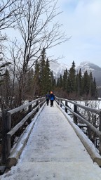 Pyramid Island Bridge Jasper Alberta