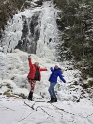 Ione Falls Rest Area Nakusp British Columbia Canada 2025-01-26