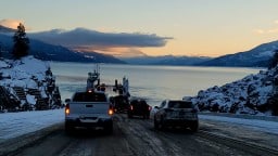 Upper Arrow Lake Ferry - Shelter Bay British Columbia Canada 2025-02-09