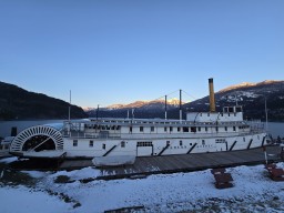 S.S Moyie National Historic Site Kaslo British Columbia Canada 2025-02-20