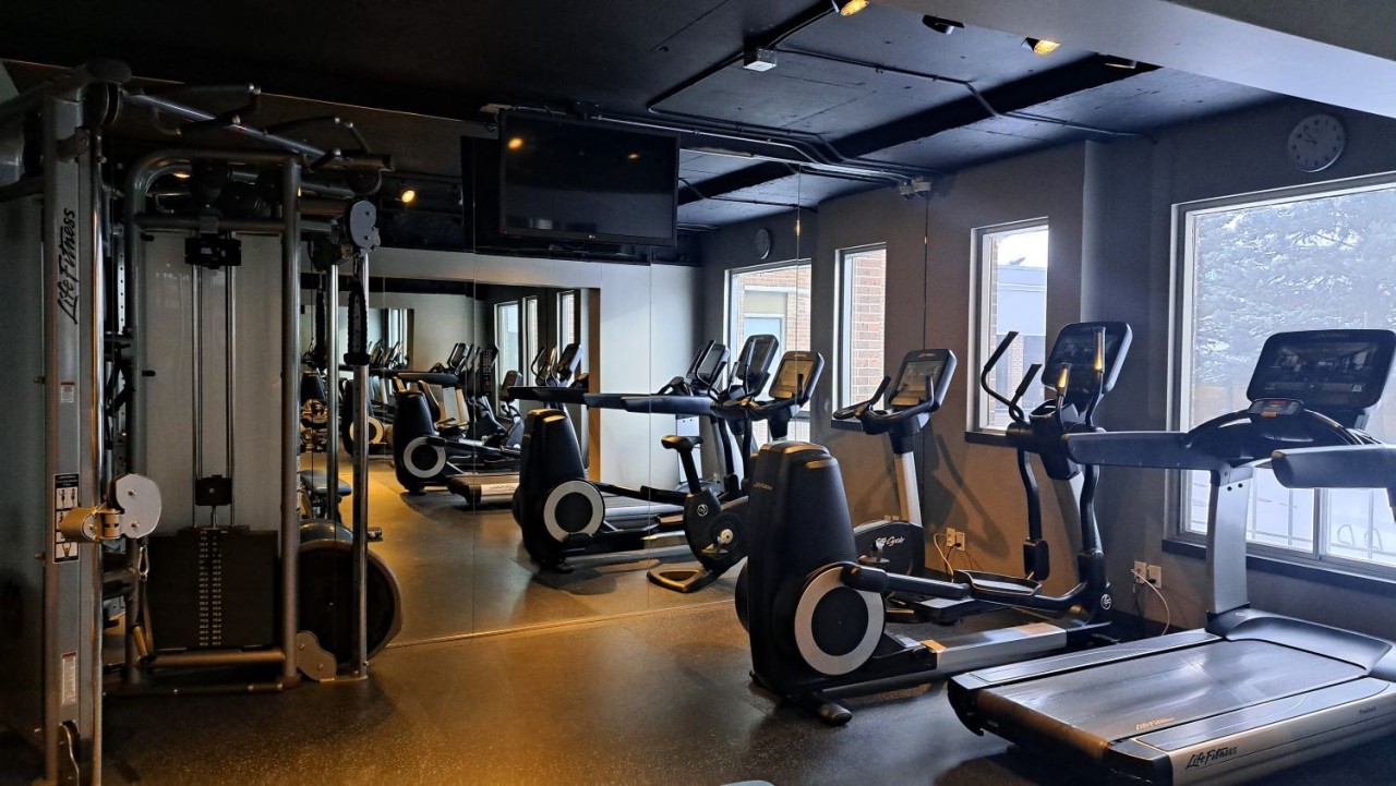 Fitness Centre Hotel Blackfoot  - Hotel Blackfoot has a nice selection of good quality Life Fitness cardio and strength equipment. Additionally, there are free weights, yoga mats and space for core training. The Fitness Centre in the hotel is open 24 hours a day. 
