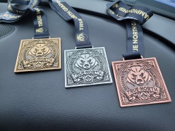 A Rainbow of Medals Won - True North Grappling Tournament  - Mark Messier Arena Servus Credit Union Place in St. Albert Alberta Canada