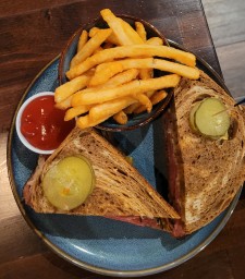 Leto's Ruben Sandwich & Fries - Leto's Steakhouse & Lounge - Lacombe Alberta Canada