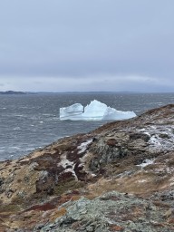 A different vantage point of the iceberg in Twillingate