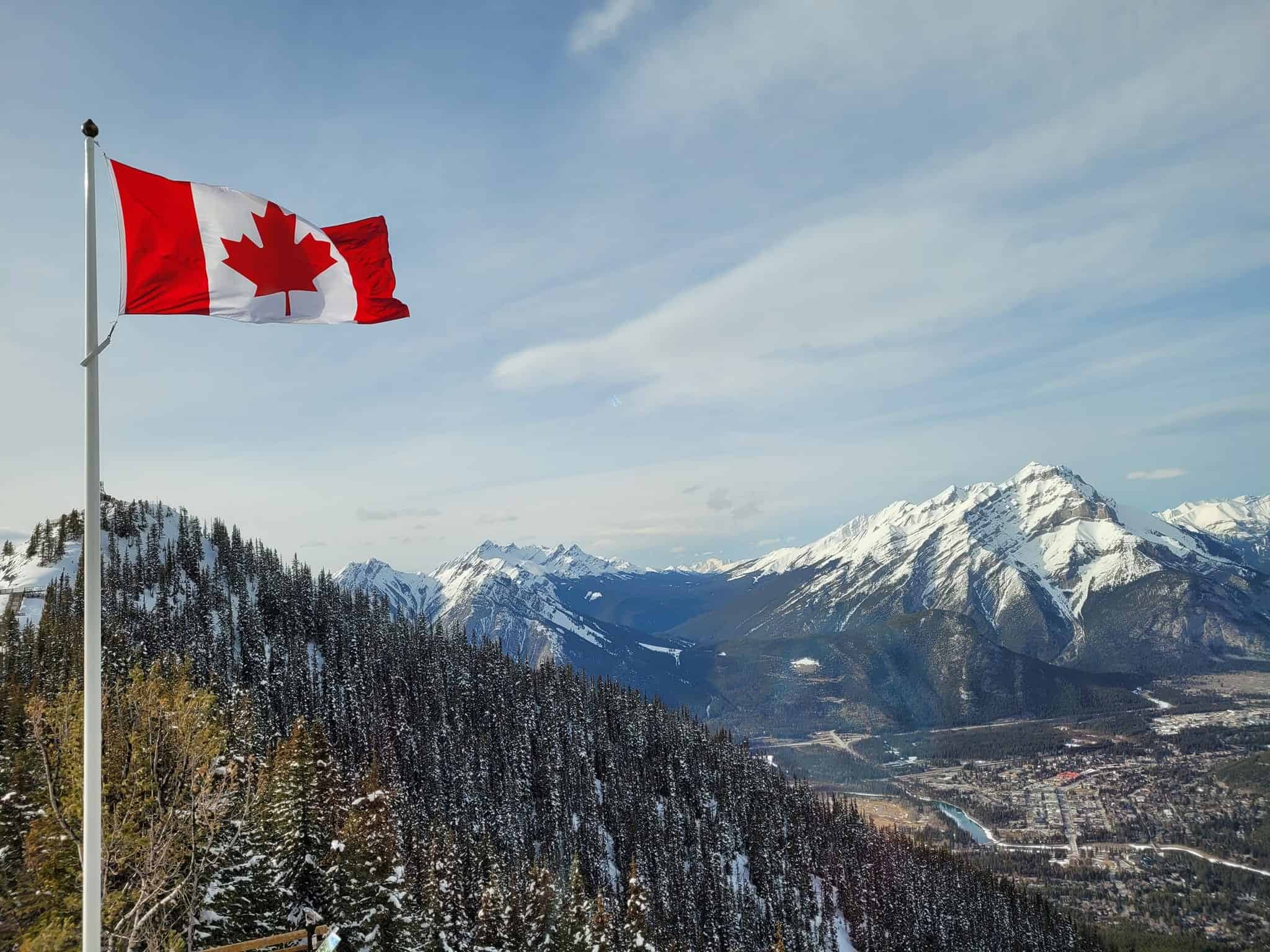 Cary Horning - Canadian Flag - Banff Gondola Experience, Banff, Alberta ...