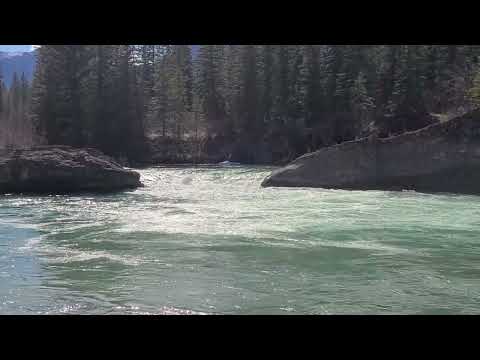 Kayaking The Widowmaker in Kananaskis Alberta Canada